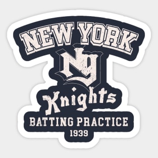 Roy Hobbs NY Baseball Club Batting Practice Premium Gift Sticker